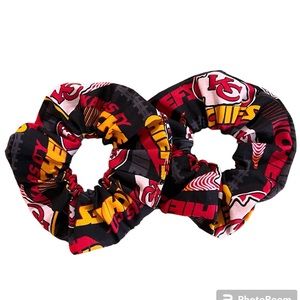 Chiefs Kansas City NFL team scrunchies 2pc